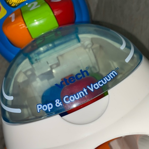 V Tech Pop & Count Vacuum Toy - Picture 4 of 11